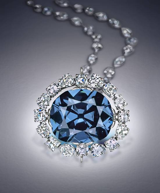 A picture of the Hope Diamond
